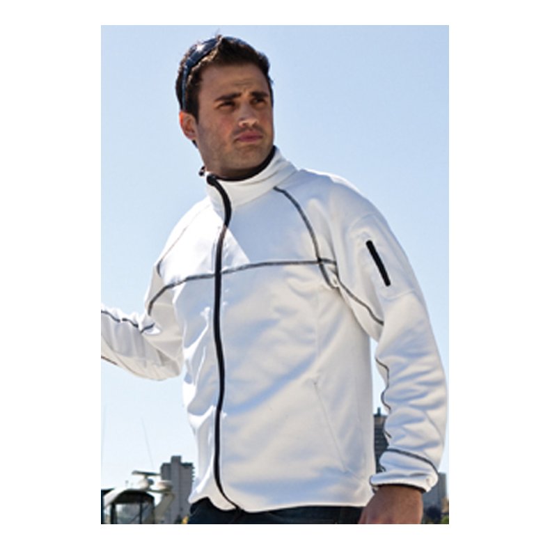 Jakke Stormtech FZF-1 Full zip stree - Chalk White