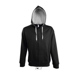 Hoodie / httetrje med lynls Sols Soul Men - Black