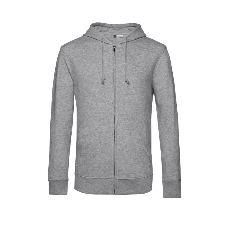 Hoodie med lynls B&C Inspire Zipped Hood_&deg;