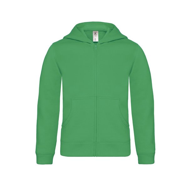 Hoodie / httetrje med lynls B&C Hooded Full Zip /Kids