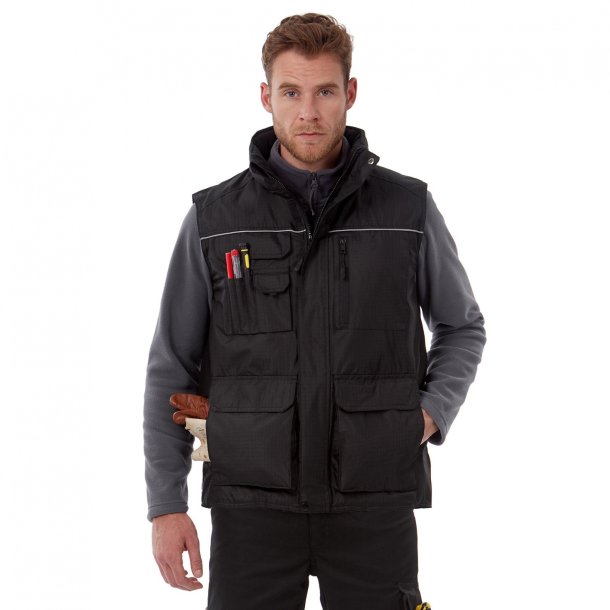 ArbejdsVest Vest B&C Expert Pro - Black