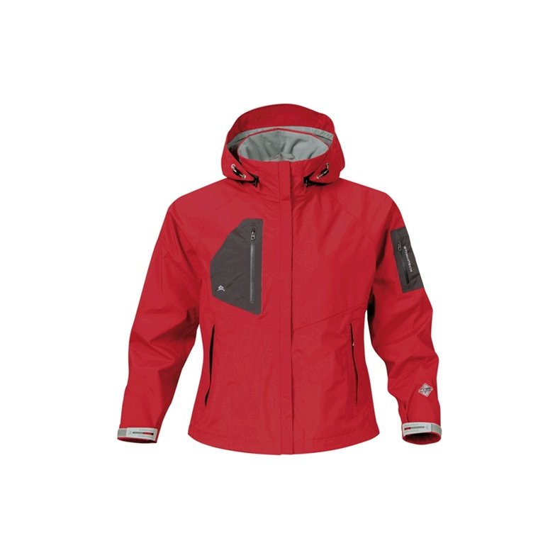 Jakke Stormtech E-1W Edge (Dame) - Red/Greystone