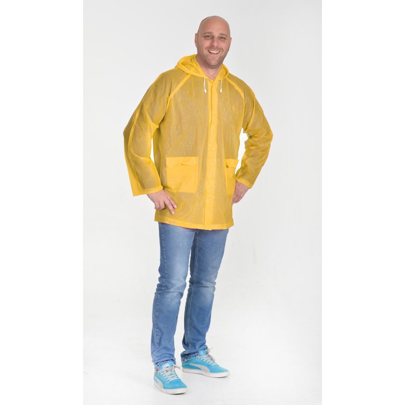 PVC Comfort Regnjakke (1011) - Yellow