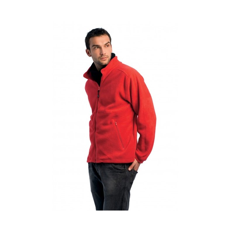 Fleece jakke B&C Icewalker+ - Red