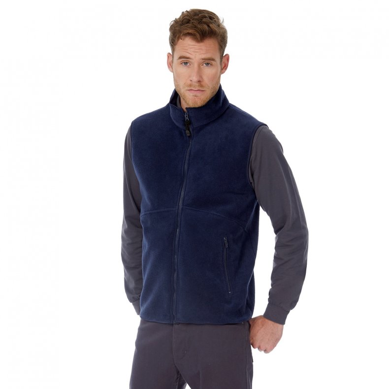 Fleece Vest B&C Traveller+ - Navy