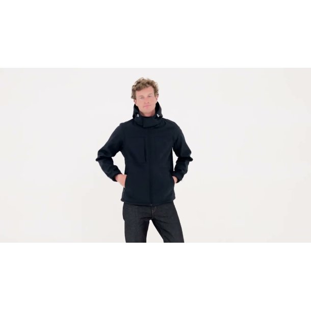 B&C Hooded Softshell /Men - Black