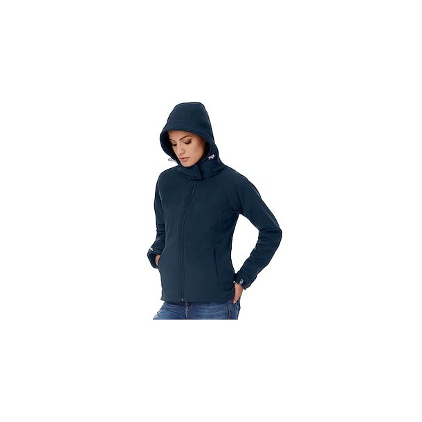 B&C Hooded Softshell /Women - Navy