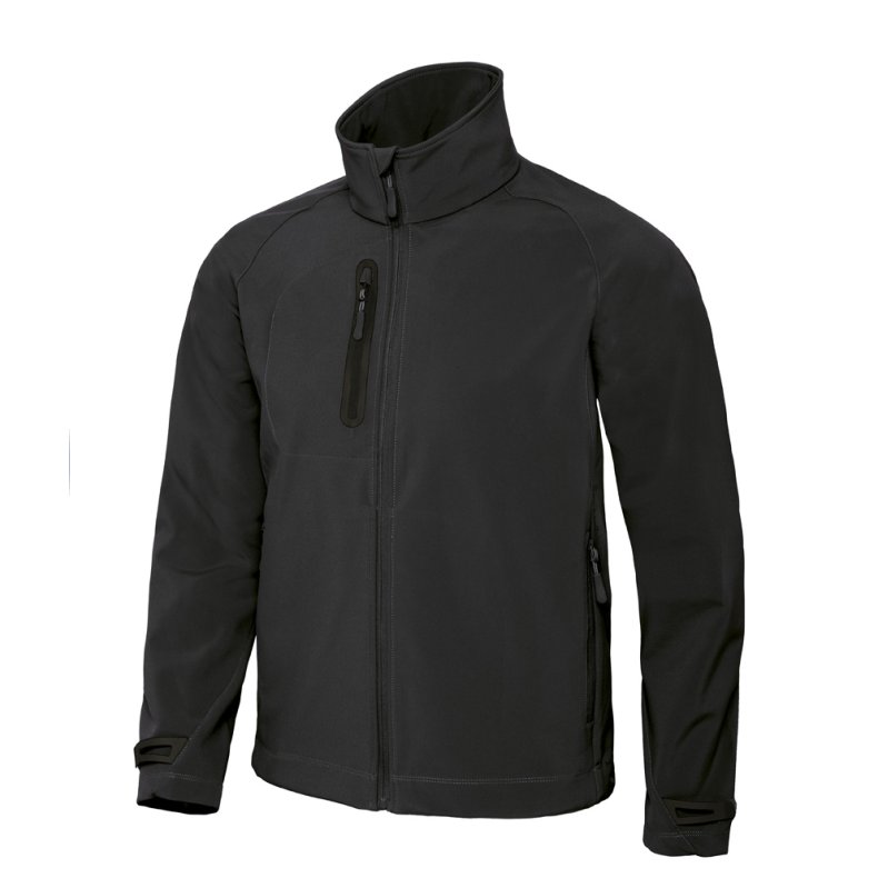 Softshell jakke B&C X-Lite softshell /Men - Black