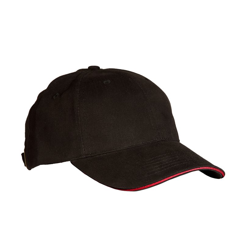 Baseball Cap - Sort/Rd