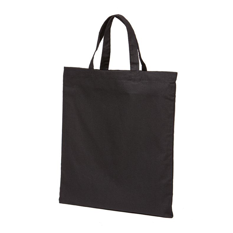 Mulepose / net i l�rredsstof  Sort