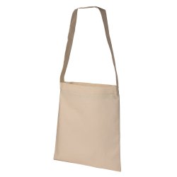 Mulepose/Bomulds-L�rredspose med 1 lang strop