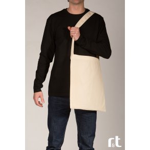 Mulepose/Bomulds-L�rredspose med 1 lang strop