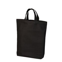 Kraftig Mulepose m/bundfals og kort hank. 