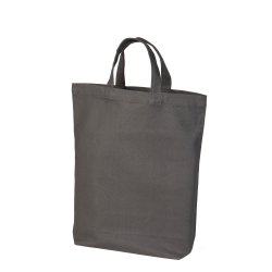 Kraftig Mulepose m/bundfals og kort hank. 