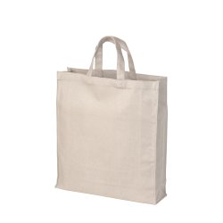 Mulepose m/12 cm bund/side i kraftigt bomulds kanvas. 