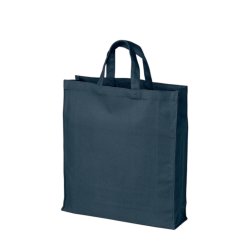 Mulepose m/12 cm bund/side i kraftigt bomulds kanvas. 