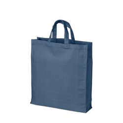 Mulepose m/12 cm bund/side i kraftigt bomulds kanvas. 