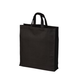 Mulepose m/12 cm bund/side i kraftigt bomulds kanvas. 