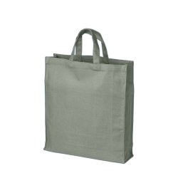 Mulepose m/12 cm bund/side i kraftigt bomulds kanvas. 