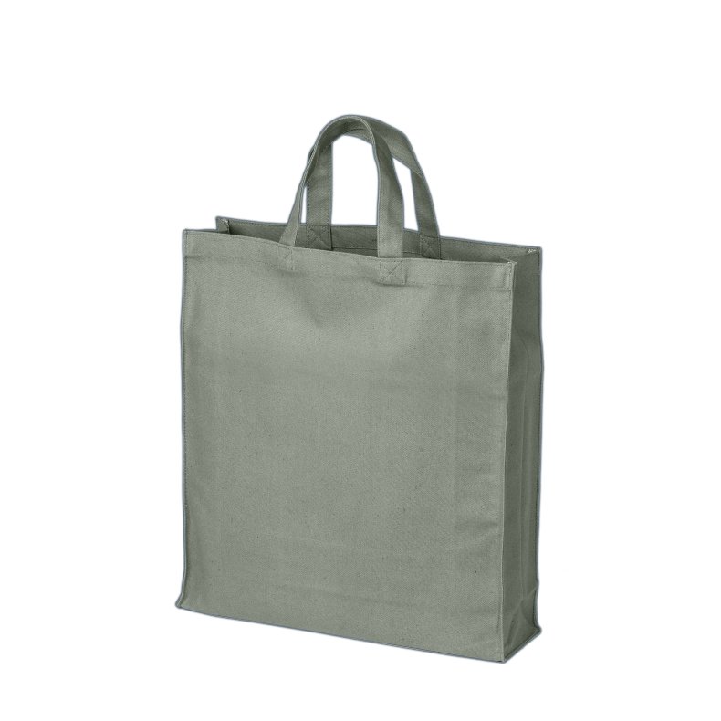 Mulepose m/12 cm bund/side i kraftigt bomulds kanvas.  Gr&aring;