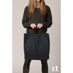 Mulepose m/12 cm bund/side i kraftigt bomulds kanvas. 