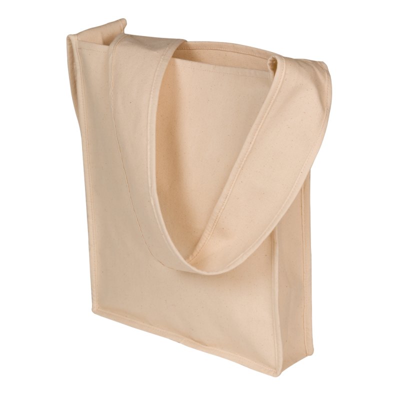 Mulepose m/lang skulderstrop Natur