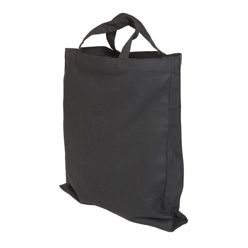 Mulepose med kort hank Sort