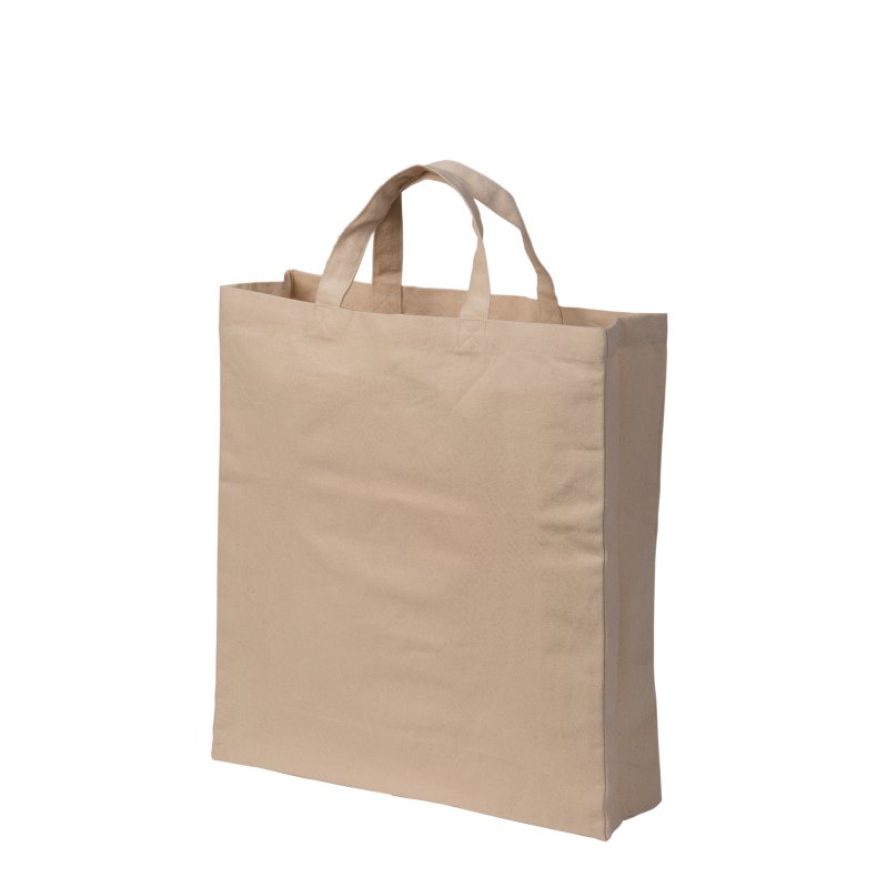 Mulepose i Organic Cotton kraftig bomuld.  Natur