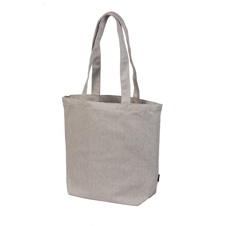 Stor Shopper m. lange stropper 290/300 PC/Recycle Light Grey Sprinkle