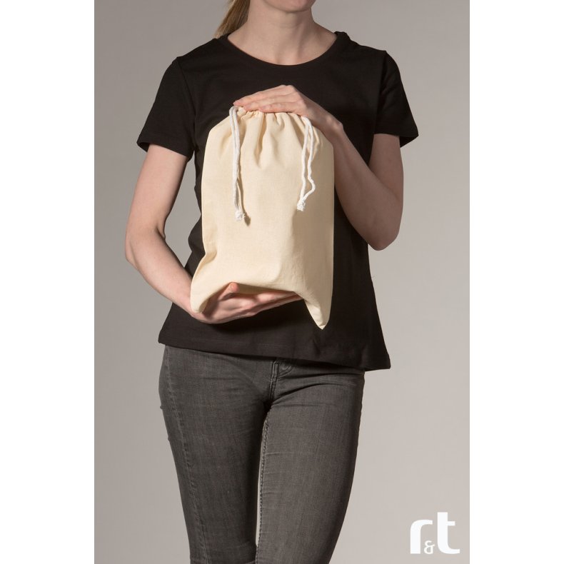 Gymnastikpose / Skopose m/snoretr�k i bomuld.