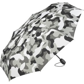 Paraply taske strrelse Fare 5468 Camo Mini umbrella - Grey-Combi