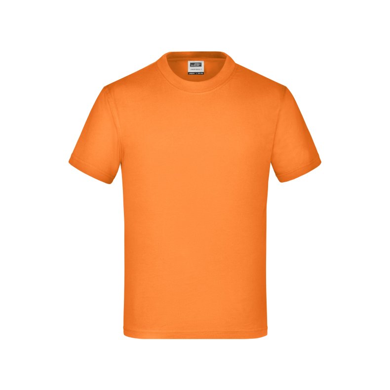 T-shirt til junior / b�rn basic i god kvalitet Orange S/Jr
