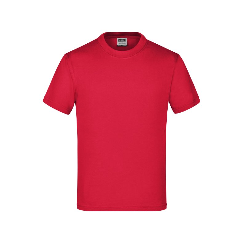 T-shirt til junior / b�rn basic i god kvalitet Red M/Jr