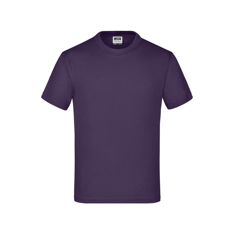 T-shirt til junior / b�rn basic i god kvalitet Aubergine XXL/Jr