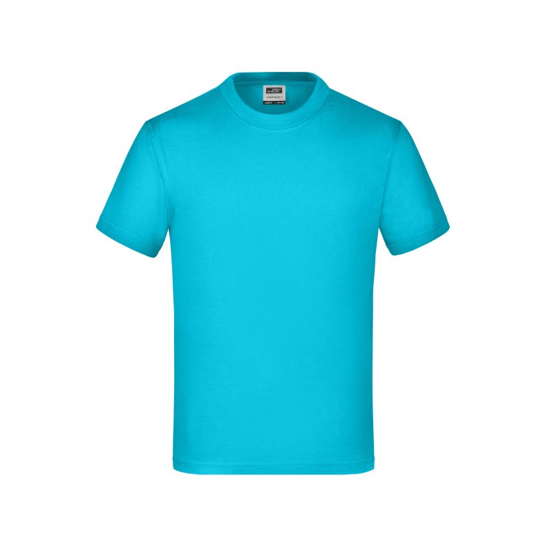 T-shirt til junior / b�rn basic i god kvalitet Turquoise XS/Jr