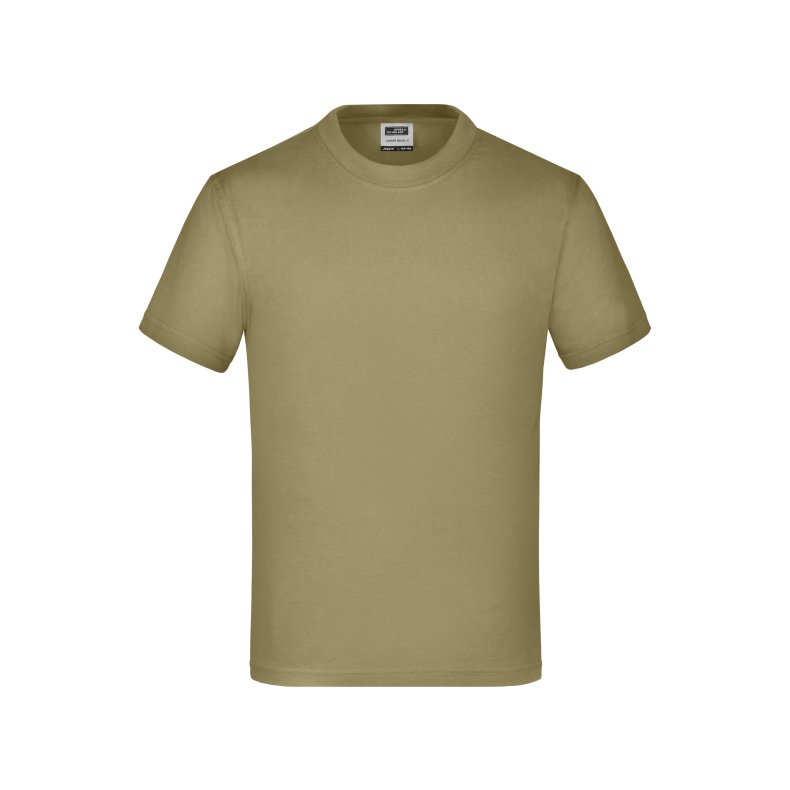 T-shirt til junior / b�rn basic i god kvalitet Khaki L/Jr