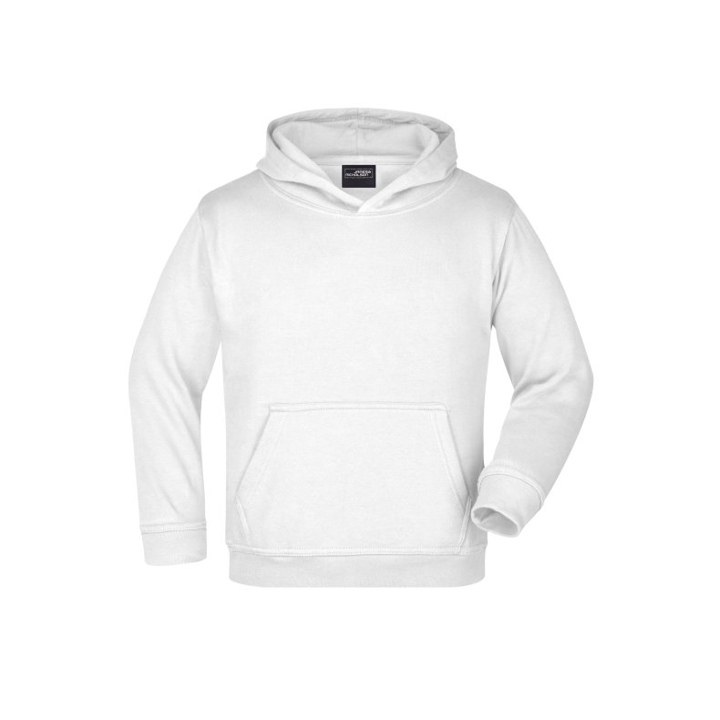 Hoodie til Junior, tyk kvalitet White XL/Jr