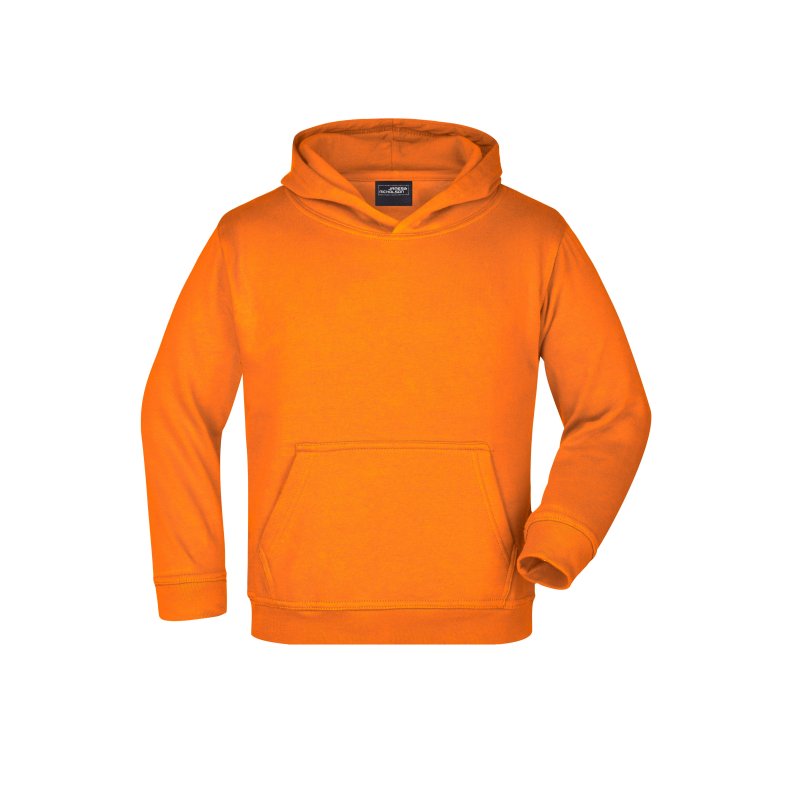 Hoodie til Junior, tyk kvalitet Orange S/Jr