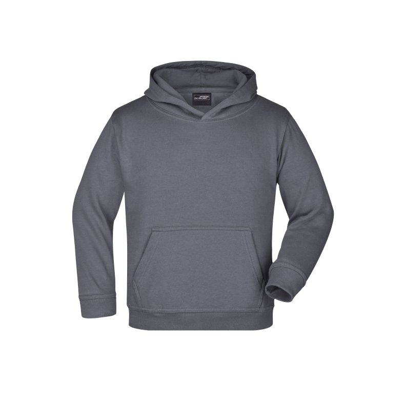 Hoodie til Junior, tyk kvalitet Graphite S/Jr