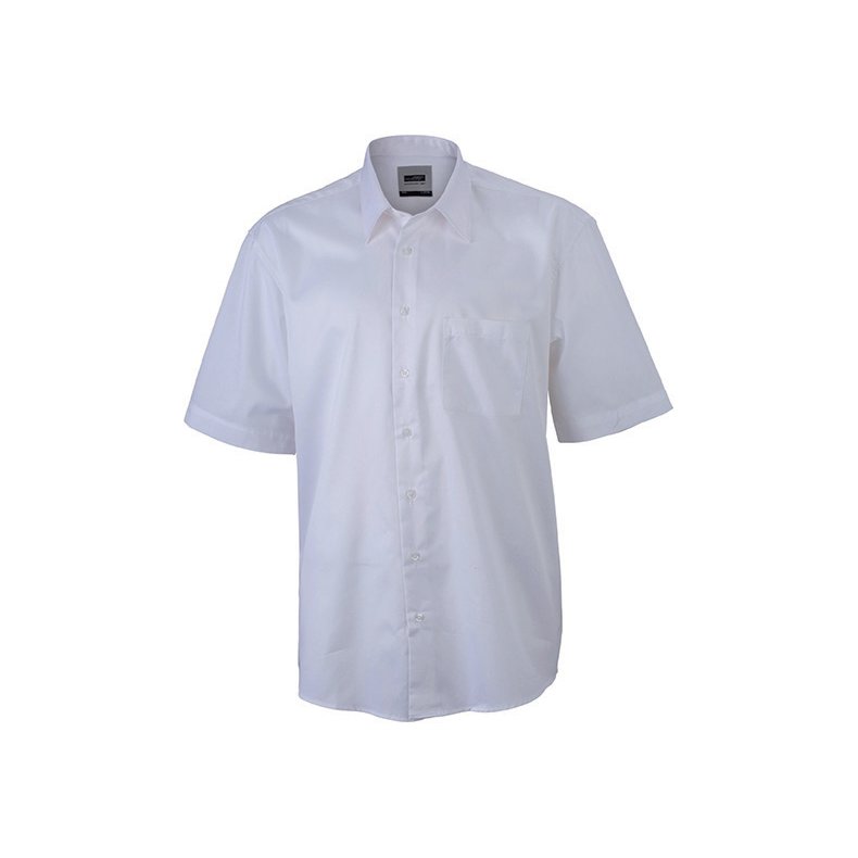 Herre skjorte Business Shirt Short - White