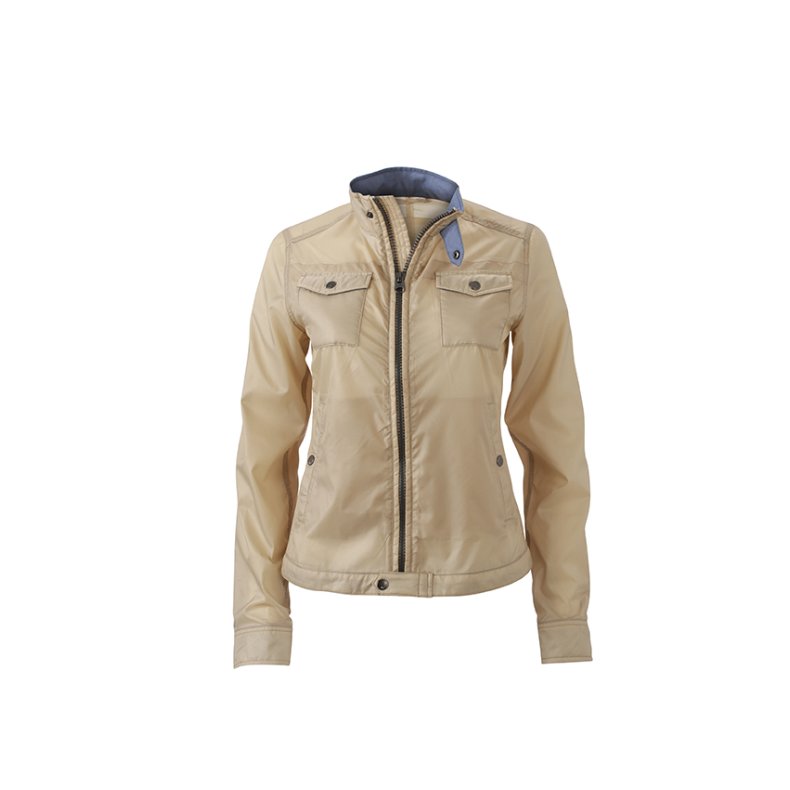 Dame Jakke Ladies Travel Jacket - SAND