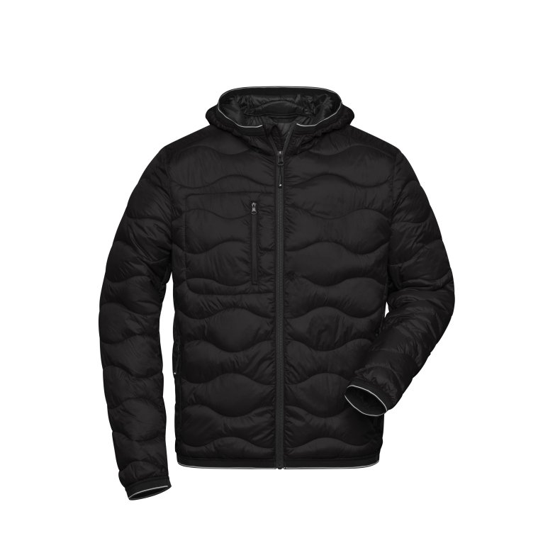 Herre Jakke vatteret JN1156 Black/Black S