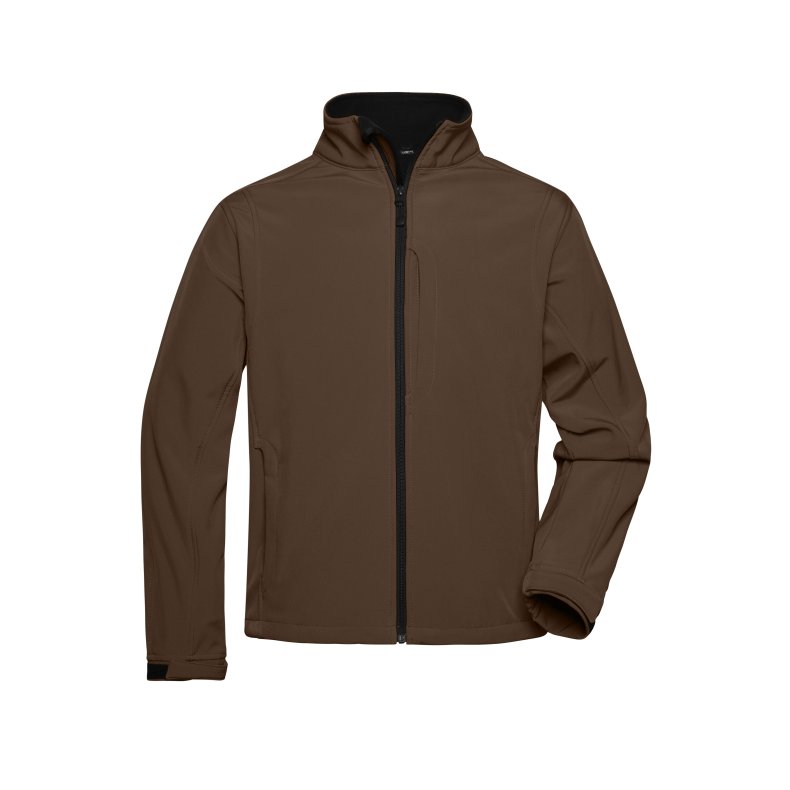 Herre Softshell / Unisex JN135 str. S til 5XL Brown XXL