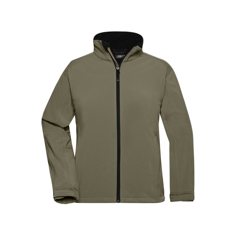 Dame Softshell jakke JN137 Olive S