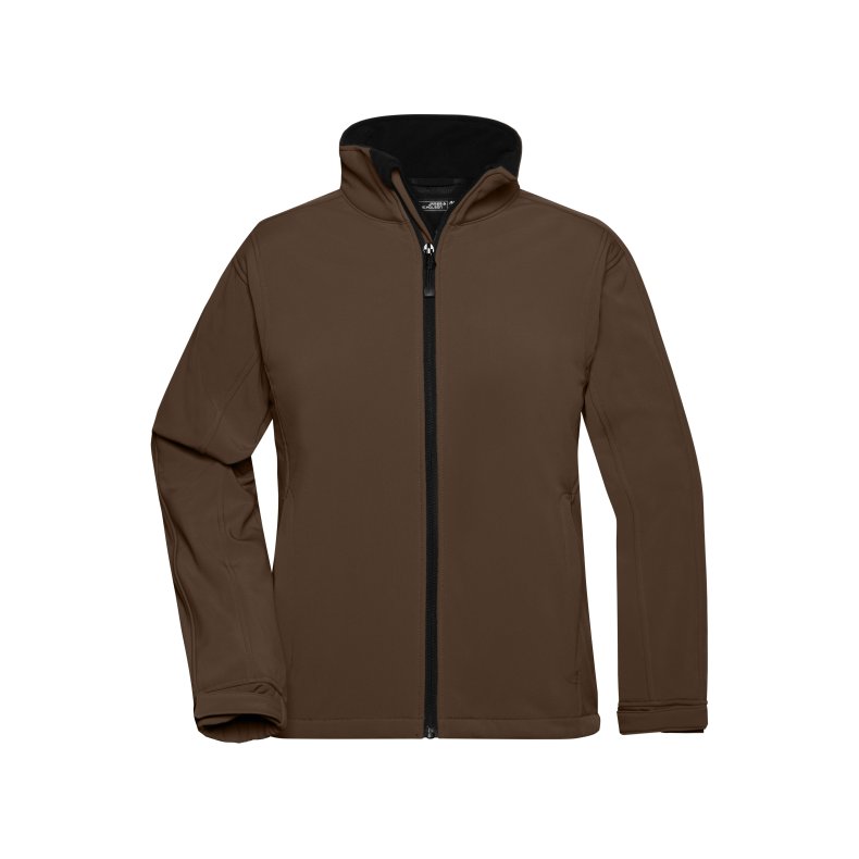 Dame Softshell jakke JN137 Brown M