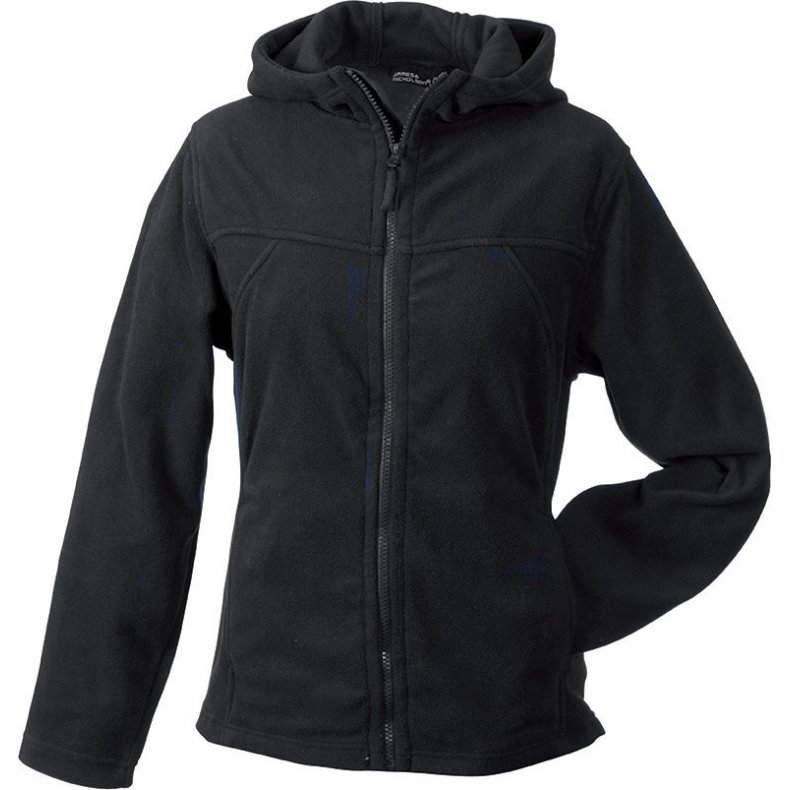 Girly Microfleece Jacket - Black