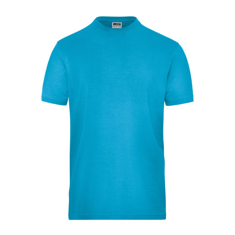 T-Shirt Unisex BIO Stretch-T Workwear  Turquoise L