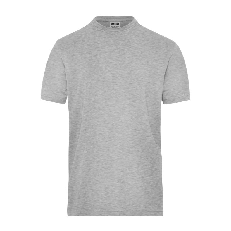T-Shirt Unisex BIO Stretch-T Workwear  Grey-Heather S