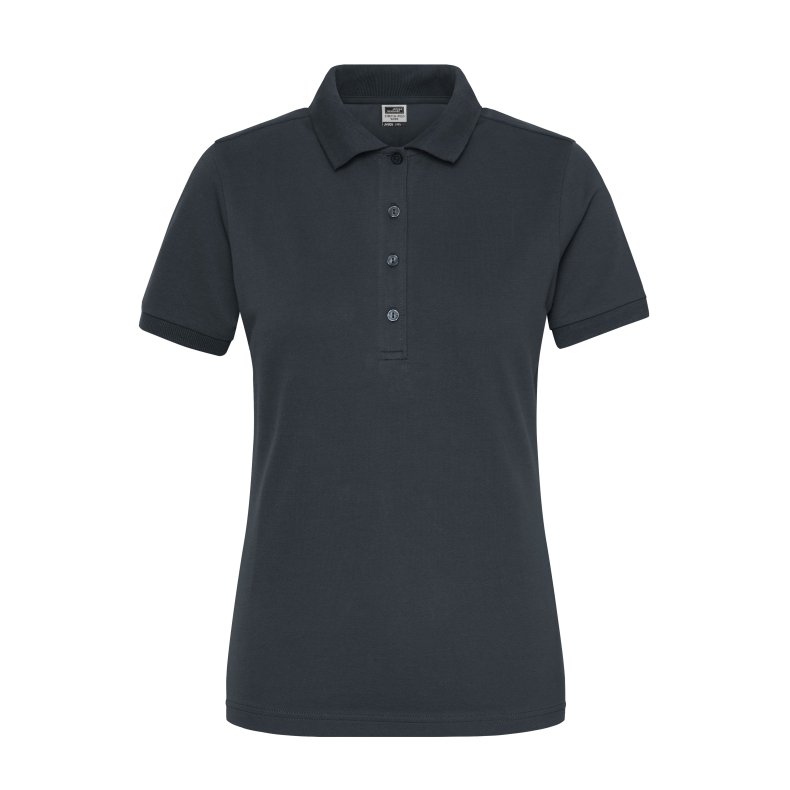 Dame Polo Ladies&acute; BIO Stretch Polo Work - Carbon