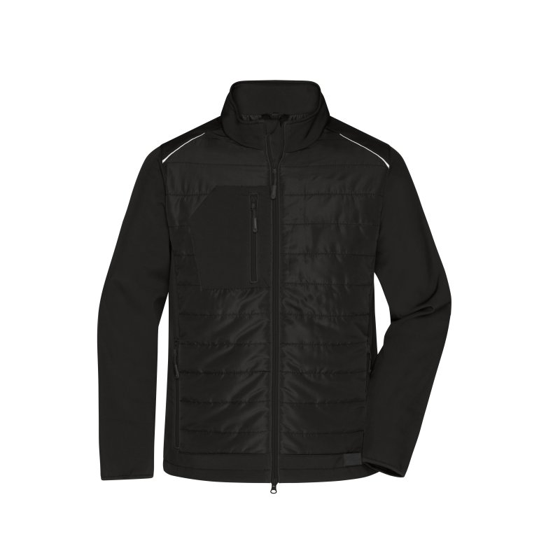 Jakke Men�s Hybrid Jacket Black/Black 3XL